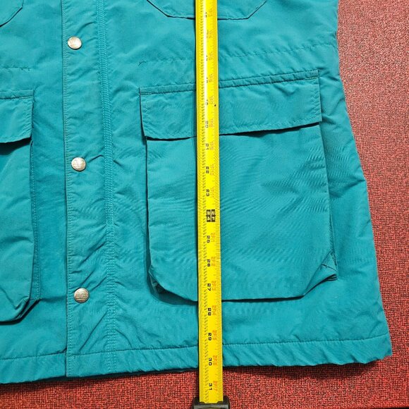 Vintage LL Bean Jacket Womens L Teal‎ Baxter State Parka Wool Blanket Lined USA - Picture 11 of 14